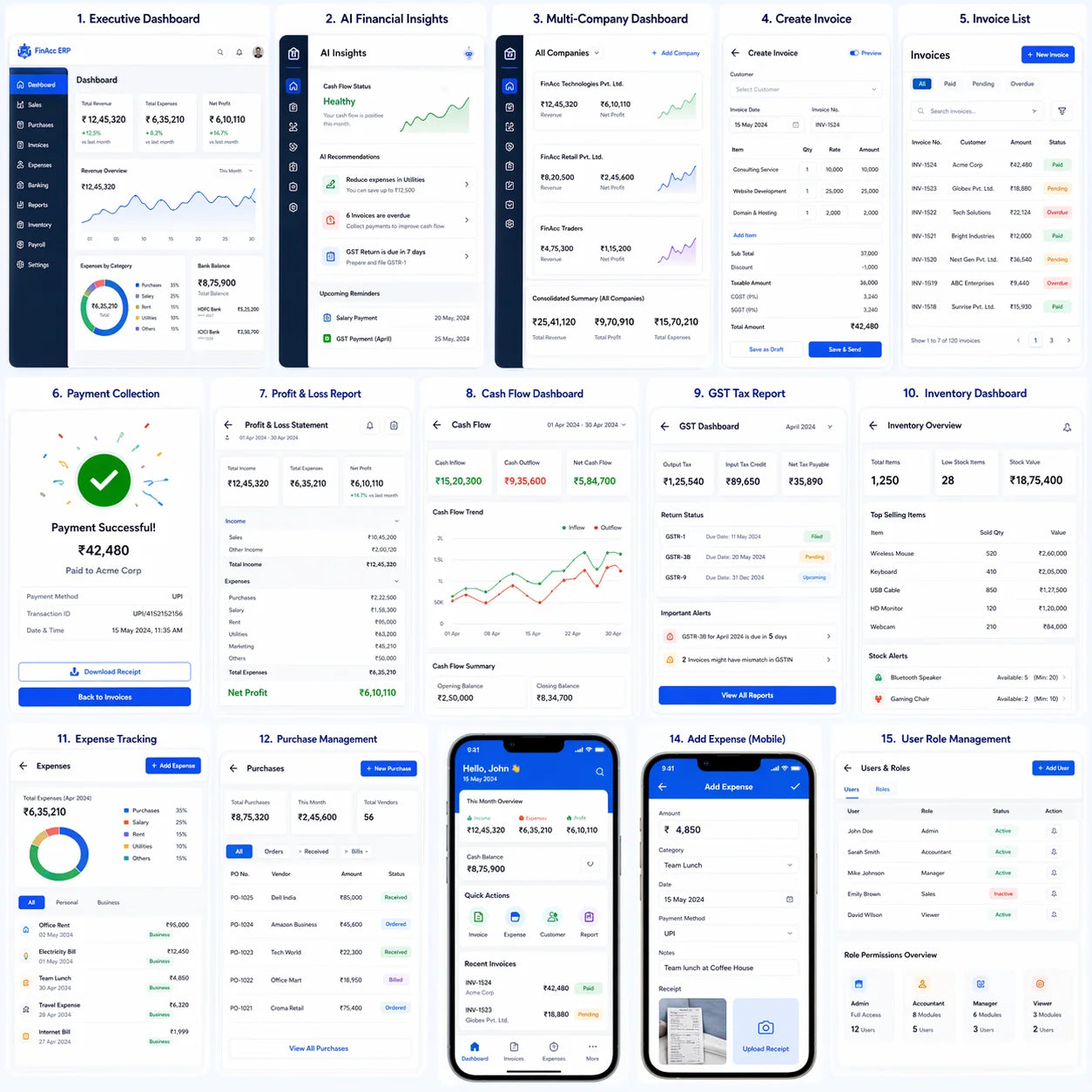 Intelligent Accounting ERP Software AI Automation Financial Management Scalable Business Architecture Stock Internet Linux Mac