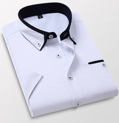 Men's Clothing  Arrival Men Shirt, Fashion Causal Long Sleeved Male Dress Social Business Cotton Shirt Soft Weeding White Shirts