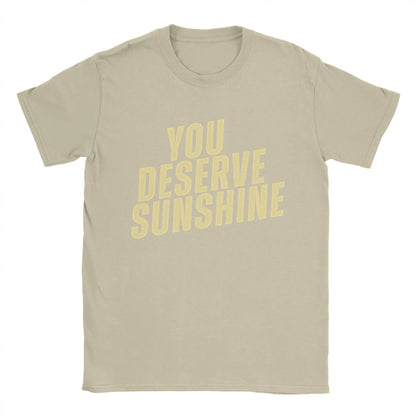 Men T-Shirts You Deserve Sunshine   Scott Hunter  Kip Grady Cotton Tee Shirt Short Sleeve Heated Rivalry T Shirt Printing