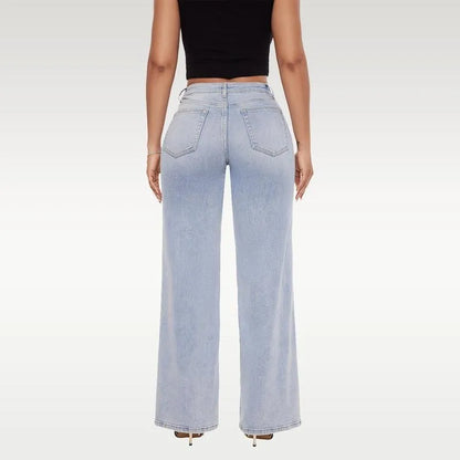Women's Jeans Low Waist  Loose Floor Length Wide Leg Jeans Casual Daily Vacation Commuting All-match Vintage Y2k Streetwear