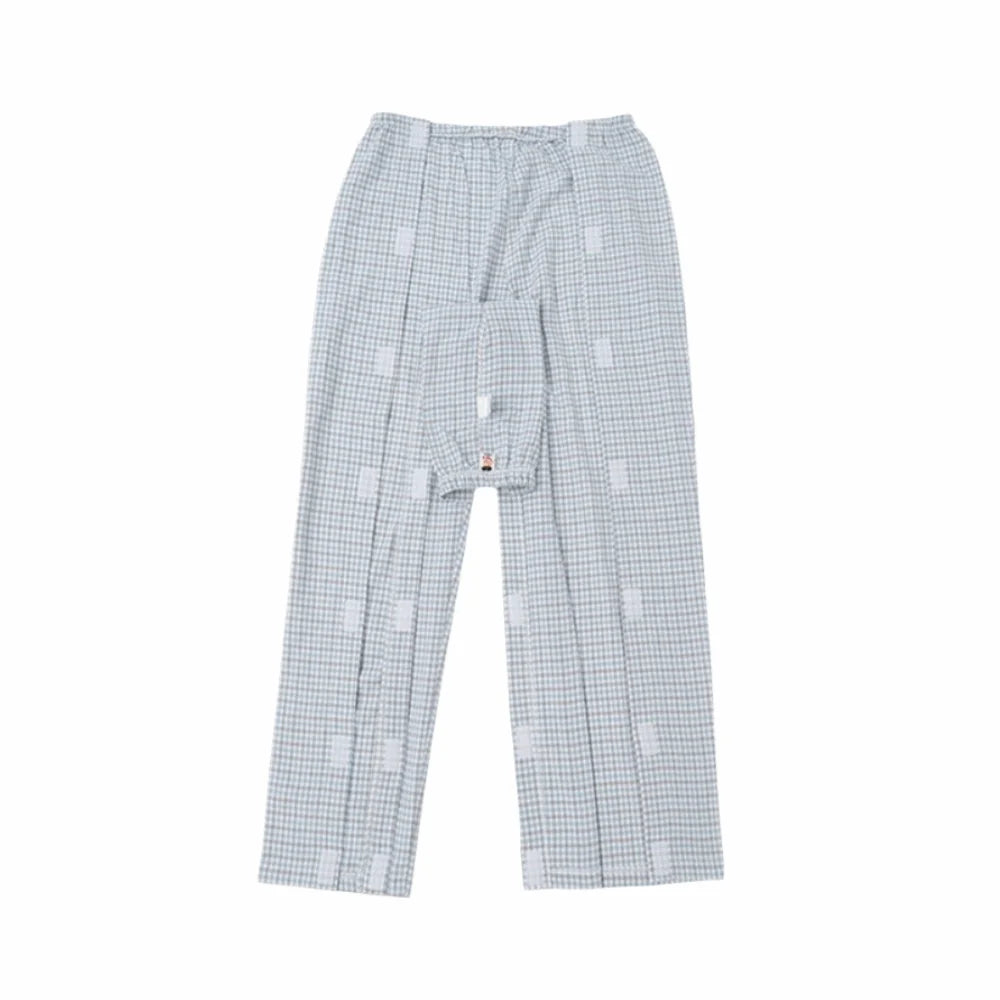 Convenient Bedridden Elderly Care Clothing Skin-Friendly Breathable Patient Gown Comfortable Full Tear Away
