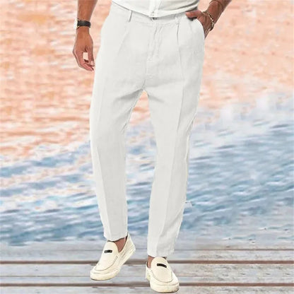 Men's Clothing Straight Solid Color Comfortable Outdoor Casual Loose Casual Pants