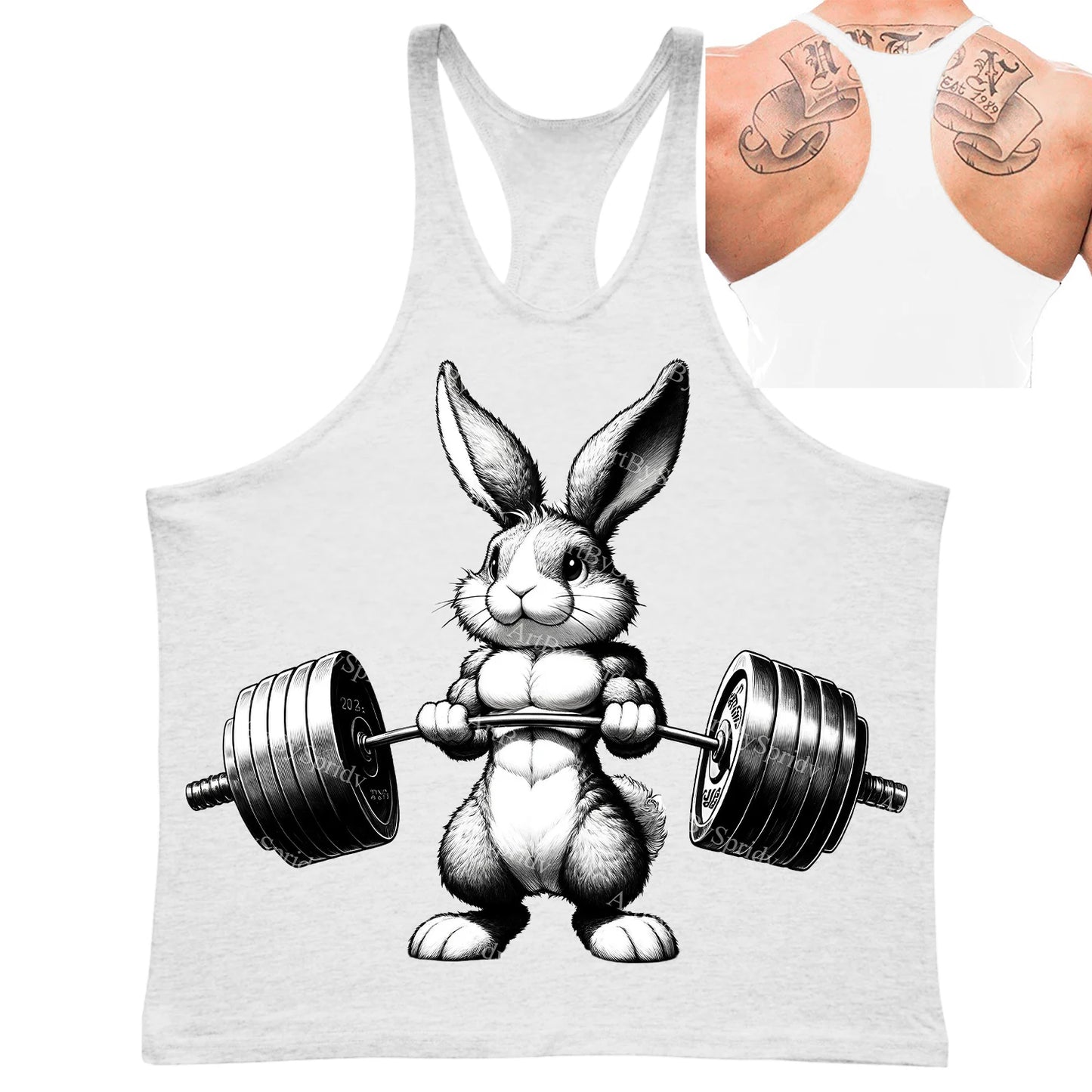 Men Muscle Vests Cotton Underwear Sleeveless Tank Top Print Muscle Vest Undershirts O-neck Gym Clothing Bodybuilding Tank Tops