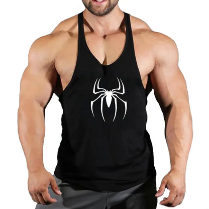 Men's Clothing Bodybuilding and Fitness Stringer Gym Man Sportswear Clothes Tank Top Vest Shirt T-shirts Workout Singlets Muscle