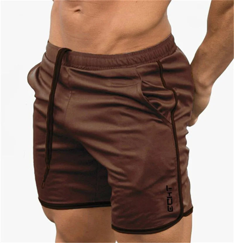 2025 New Men Fitness Shorts Summer Gyms Workout Male Breathable Mesh shorts Quick Dry Sportswear Jogger Beach Short Pants