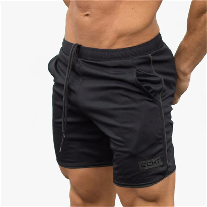 2025 New Men Fitness Shorts Summer Gyms Workout Male Breathable Mesh shorts Quick Dry Sportswear Jogger Beach Short Pants