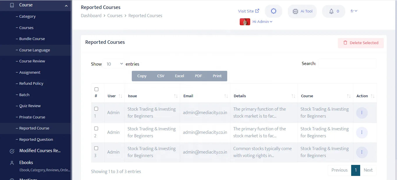 Learning Management System Software with AI Assessment, Adaptive Learning System for Coaching, Corporate, Schools and Colleges
