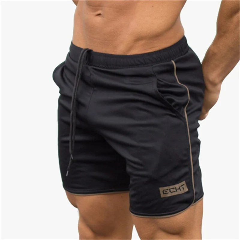 2025 New Men Fitness Shorts Summer Gyms Workout Male Breathable Mesh shorts Quick Dry Sportswear Jogger Beach Short Pants