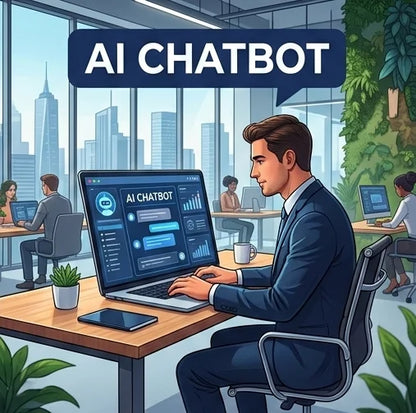 AI Chatbot Development Services Intelligent Automated Customer Support And Business Communication Solution