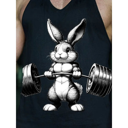 Men Muscle Vests Cotton Underwear Sleeveless Tank Top Print Muscle Vest Undershirts O-neck Gym Clothing Bodybuilding Tank Tops
