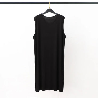 Men's Sleepwear Vest Long Dress Comfortable Home Clothes Bathrobe Sexy Nightwear Spring Summer Autumn Winter Youth Pajamas ﻿