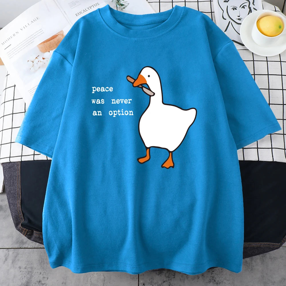 Mans Cotton 100% Tee Clothing Short Sleeve Fashion Casual T-Shirt Fabric Simple Stylish Absorbent Durable Stitching Vintage Tops