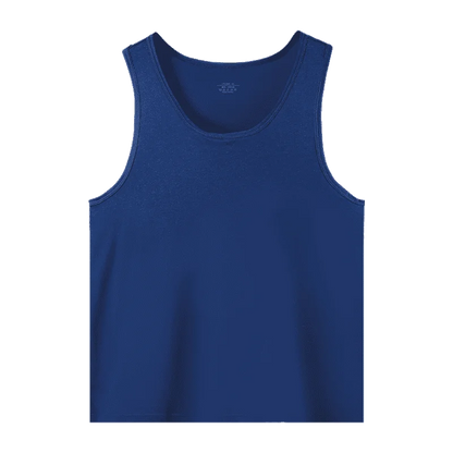 Men's pure cotton vest breathable slim youth sports foundation hurdle I loose summer thin halter undershirt