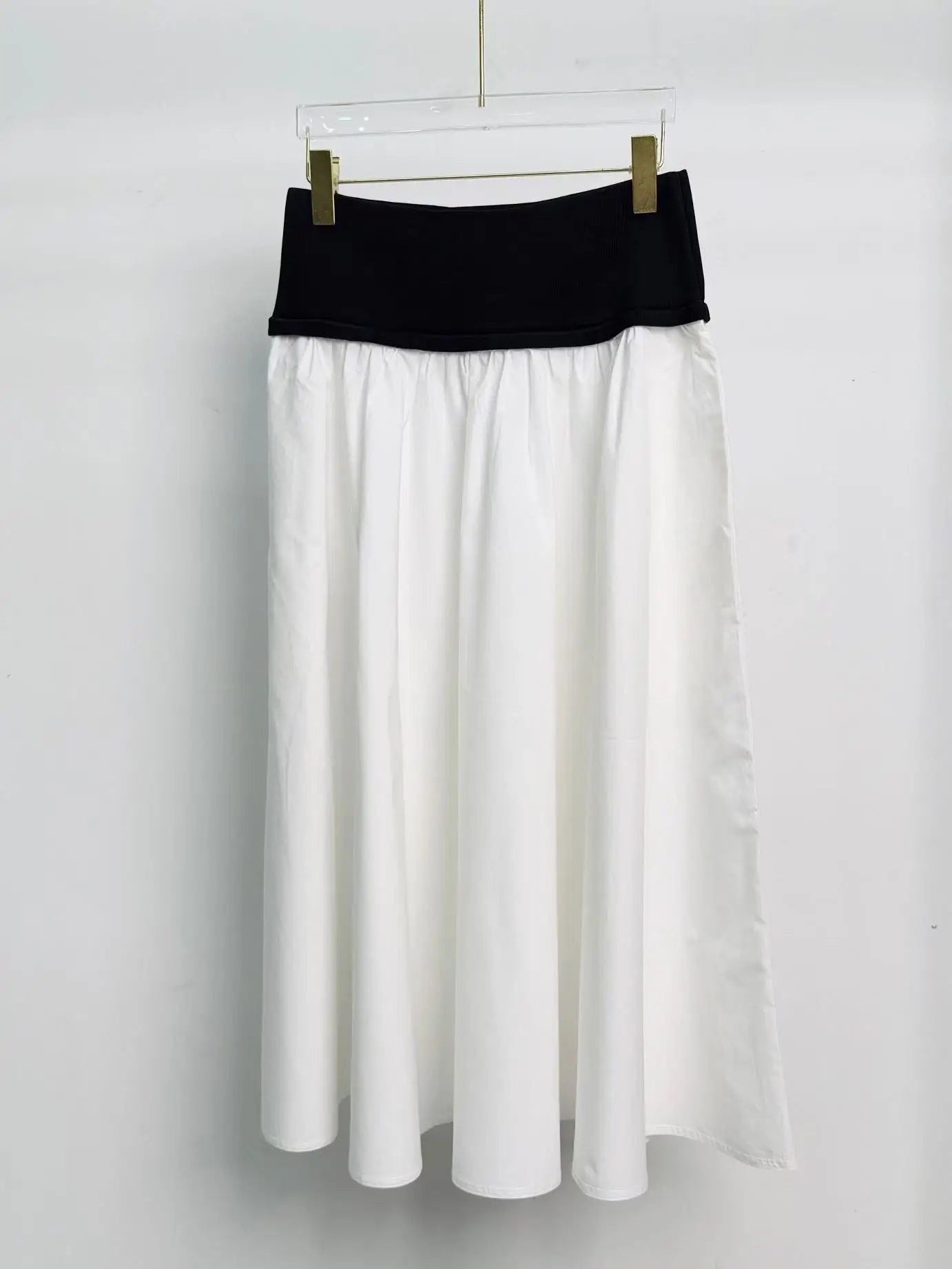 2026 Summer New Women's Clothing: Pony Embroidery,RL High Waist, Half Skirt, Long, Cotton Blended, Simple, Casual, Versatile