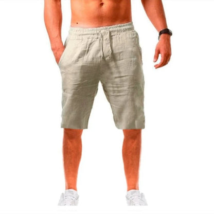 2023 new Men's Comfortable Cotton Linen Pants Male Autumn New Breathable Solid Color Linen Trousers Fitness Pants Streetwear