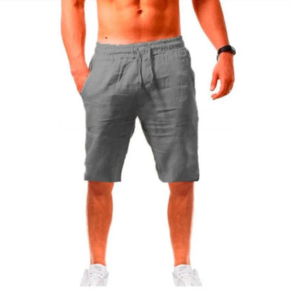 2023 new Men's Comfortable Cotton Linen Pants Male Autumn New Breathable Solid Color Linen Trousers Fitness Pants Streetwear